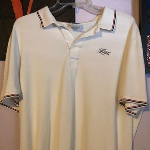 Lacoste White sport polo